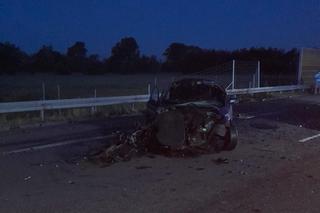 Karambol na autostradzie A2