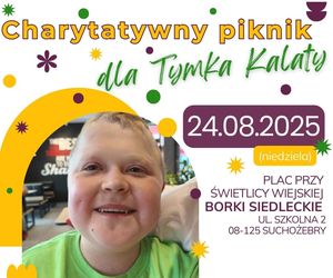 Charytatywny Piknik dla Tymka Kalaty w Borkach Siedleckich już 24 sierpnia