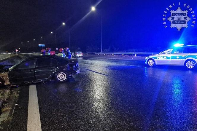 Tragedia na autostradzie A4 w Rudzie Śląskiej. Nie żyje 19-latek, który podróżował z rodzicami