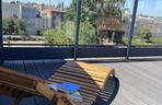 Czytelnia na dachu biblioteki w Lesznie 