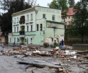 Lądek Zdrój po przejściu fali