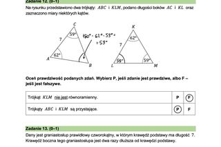 Odpowiedzi próbnego egzaminu ósmoklasisty 2024 z matematyki