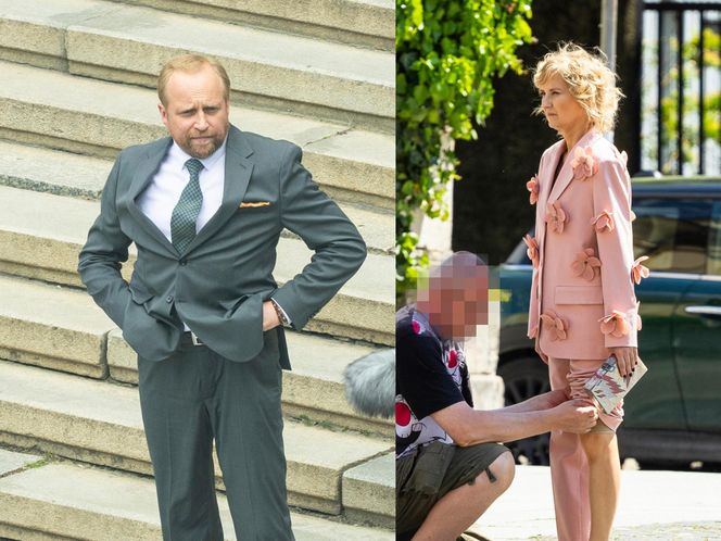 Gwiazdy na planie serialu "Klara"