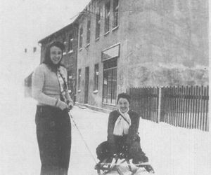 Żory, zima 1937 r. - fotografia ze zbiorów A.Czyż