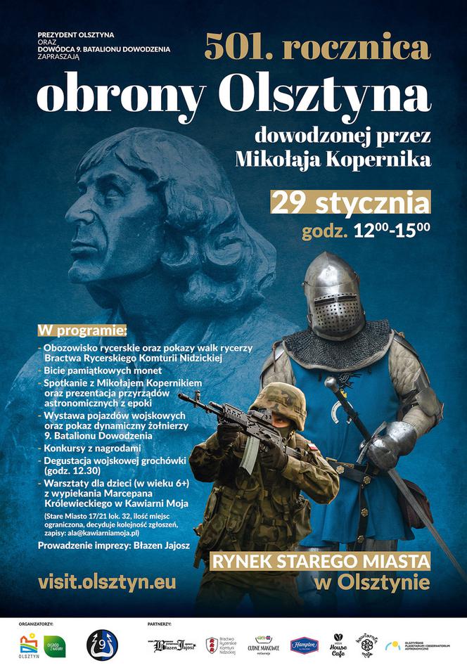 501. rocznica obrony Olsztyna przed Krzyżakami. Co będzie działo się na starówce? [PROGRAM]