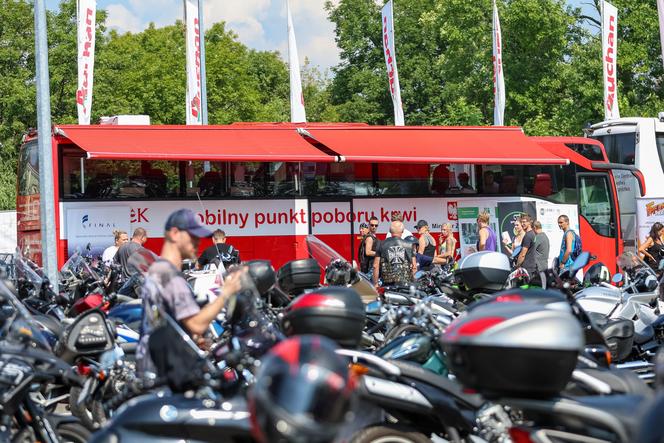 Parada motocyklistów w Dąbrowie Górniczej