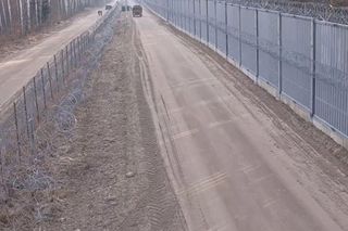 Zapora na granicy z Białorusią