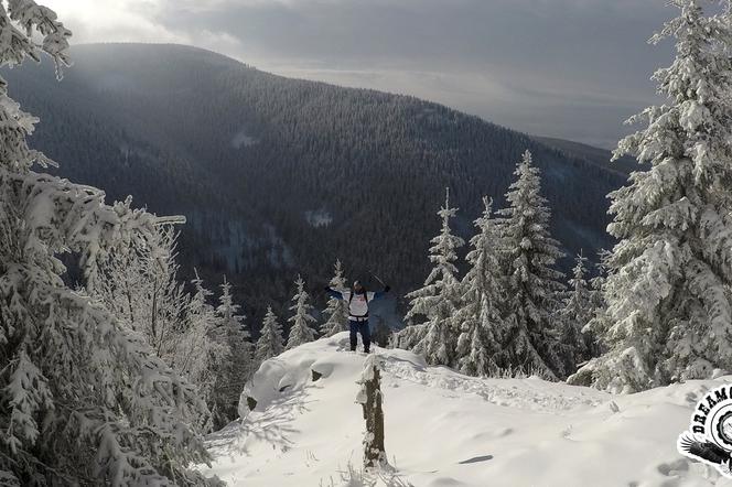 Krakowianin w rekordowym czasie zdobył zimą Koronę Gór Polski [ZDJĘCIA, AUDIO]