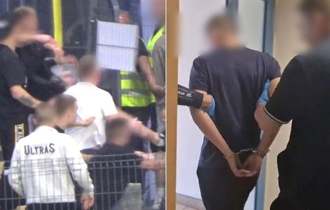 Zadyma na meczu. Kibole zatrzymani! Policjanci nie mieli litości