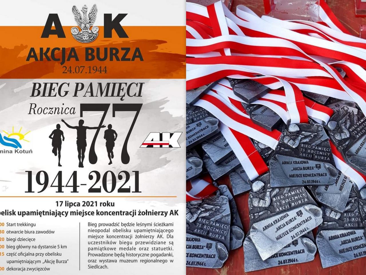 Gmina Kotuń: trwają zapisy na Bieg Pamięci 77. rocznicy koncentracji żołnierzy w Akcji Burza 