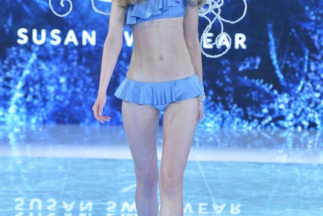 Modelki na pokazie bielizny