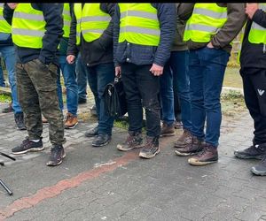 Protest rolników w Kołbaskowie