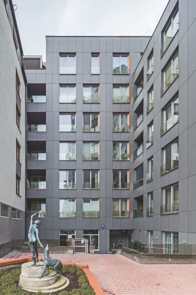 Dziedziniec zespołu mieszkalnego, Wola