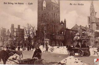 Ełk na zdjęciach z I wojny światowej. Miasto było całkowicie zniszczone