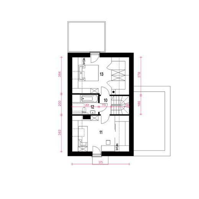 Dom do 70m2 bez pozwolenia - zdjęcia. Zobacz najlepsze projekty z kolekcji Muratora