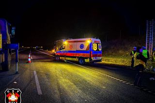 Wypadek na autostradzie A1 w Szarlejce