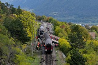 Zderzyły się dwa pociągi ekspresowe na Słowacji