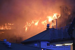 Pożar bloku w Ząbkach. Przerażające zdjęcia z miejsca tragedii
