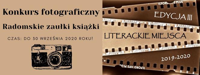 Aparaty w dłoń! Trwa 3 edycja konkursu Radomskie Zaułki Książki