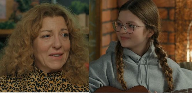 Barwy szczęścia, odcinek 3193. Żabcia (Hanna Klepacka), Pola (Gabriela Szewczyk)