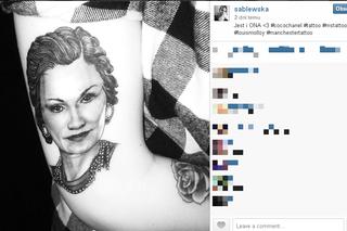 Maja Sablewska tatuaż