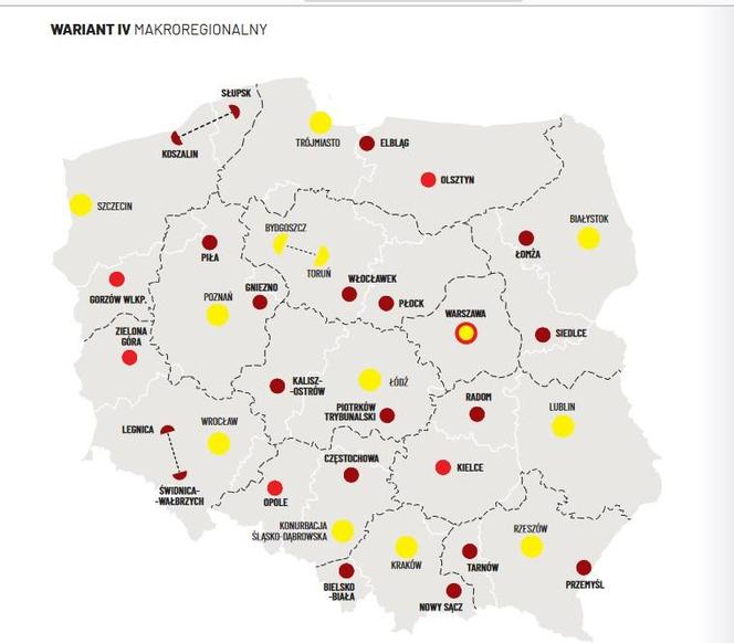 Nowy podział województw 
