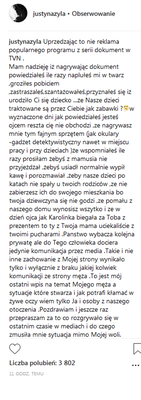 Justyna Żyła oskarża męża o szantaż i groźbę pobicia
