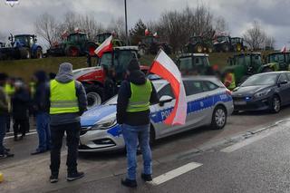 Protest rolników na przejściu granicznym w woj. lubelskim. Na miejscu spore utrudnienia