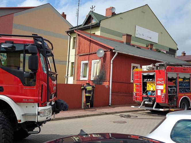 Pożar na ulicy Dworcowej! Na miejscu wszystkie służby