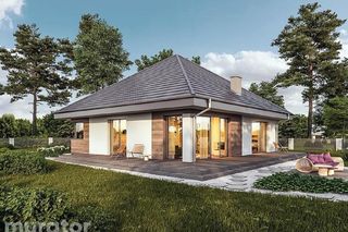 Projekt domu C444u Czterolistna koniczyna (wariant XVI) z kolekcji Muratora