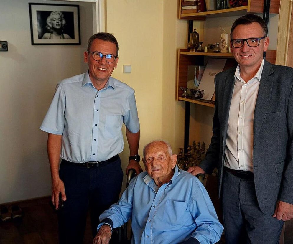 Niezwykły jubileusz w Jastrzębiu-Zdroju. Pan Leopold skończył 101 lat