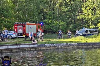 Tychy: Nieudany skok na główkę obywatela Ukrainy. Do szpitala zabrał go śmigłowiec