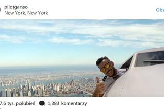 Selfie z samolotu - jak powstało to zdjęcie?