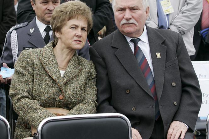 Lech Wałęsa z żoną Danutą