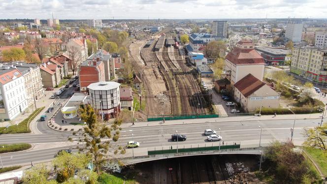 Stacja Olsztyn Główny z lepszym dostępem od Zatorza. Zobacz postępy prac! [ZDJĘCIA]