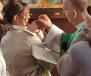 Daniel Martyniuk na chrzcinach syna