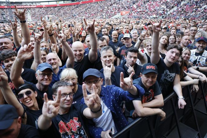 Koncert AC/DC w Warszawie (4.07.2025) - część druga. Organizatorem koncertu jest Live Nation