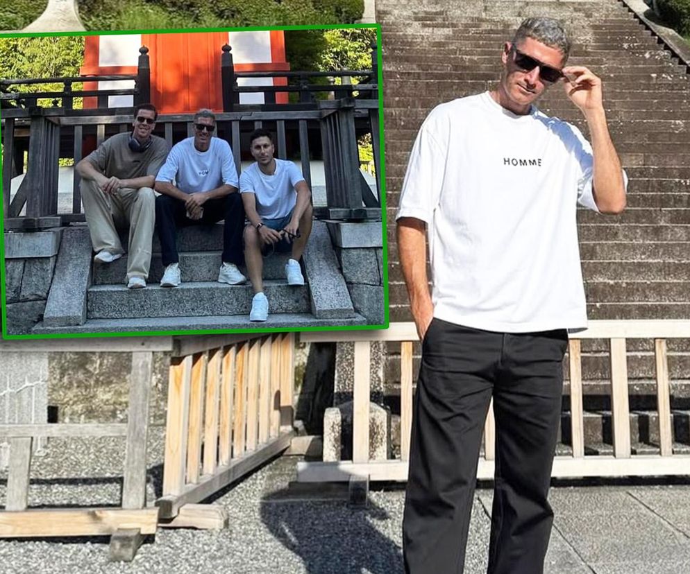 Lewandowski i Szczęsny w Kyoto