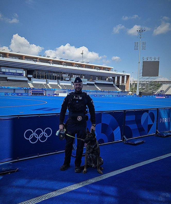 Bydgoski policjant i jego pies wylądowali w Paryżu! Czuwają nad bezpieczeństwem podczas Igrzysk Olimpijskich