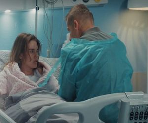 M jak miłość, odc. 1878. Franka (Dominika Kachlik), Paweł (Rafał Mroczek)