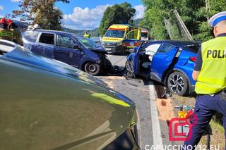 Wypadek w Będzieszynie koło Czchowa