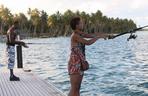 Dwight Howard łowi ryby na Bora Bora