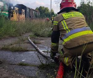 Pożar pociągu w Łazach. Palił się wagon osobowy. To było podpalenie?