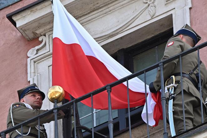 Uroczyste obchody Dnia Flagi w Warszawie