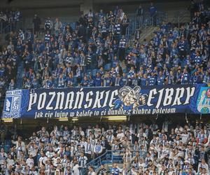 Kibice na meczu Lech Poznań - Stal Mielec