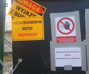 Kraków. Budowa hotelu Nobu