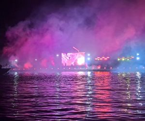 Małopolskie Królewskie Widowisko na Wiśle w ramach 24. Parady Smoków