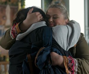 Barwy szczęścia, odcinek 3242. Aldona (Elżbieta Romanowska), Romeo (Jacek Tyszkiewicz)