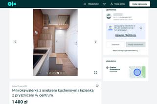 Gdańsk. Tak wygląda mikrokawalerka w centrum miasta. Powierzchnia: 10 m kwadratowych