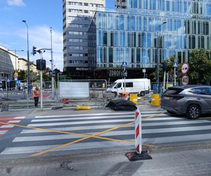 Przebudowa torowiska tramwajowego na ul. Marszałkowskiej w Warszawie
